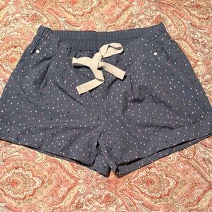 lululemon athletica Navy and Pink High Waist Shorts